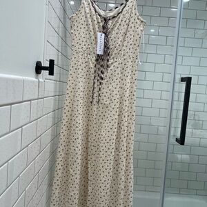 Neuflora Floral Cream dress